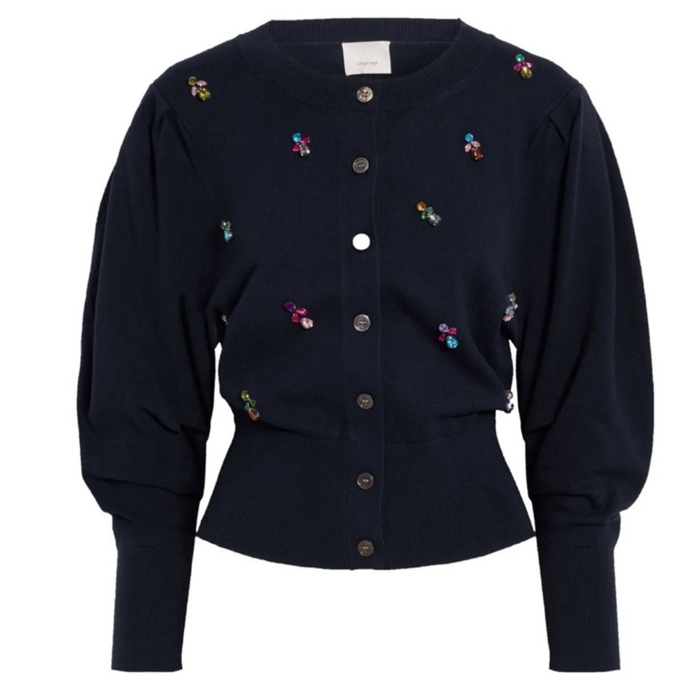Cinq a sept  Embellished Cece cardigan MEDIUM